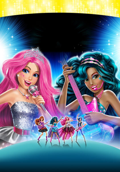 Barbie a rockstár hercegnő borítókép
