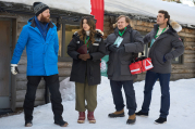A szerelem kutyaszánon érkezik jelenetfotó