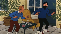 Tintin kalandjai jelenetfotó