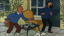 Tintin kalandjai jelenetfotó