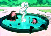 Tintin kalandjai jelenetfotó