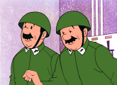 Tintin kalandjai jelenetfotó